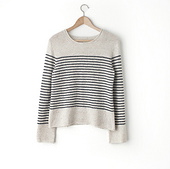 Knit A Breton Style Stripe Sweater