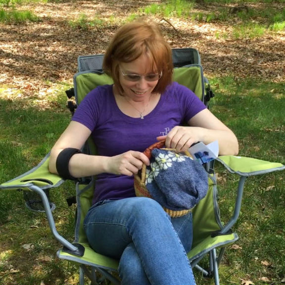 Backyard Knitting