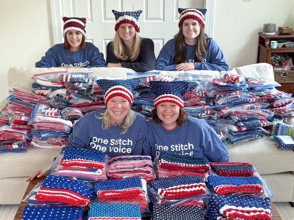 Patriotic Hat collection with Volunteers